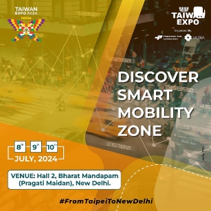 dicover smart mobility zone in taiwan expo in india 2024